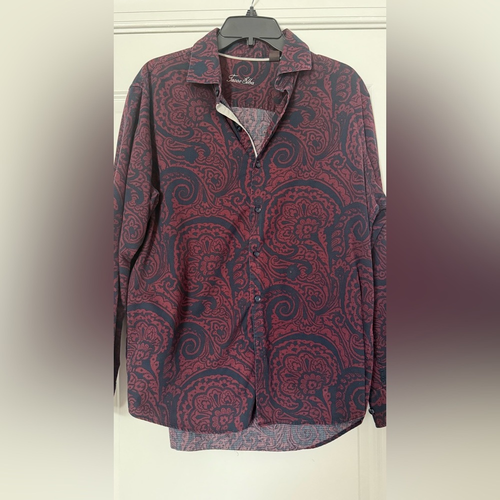Paisley Button-Up Shirt